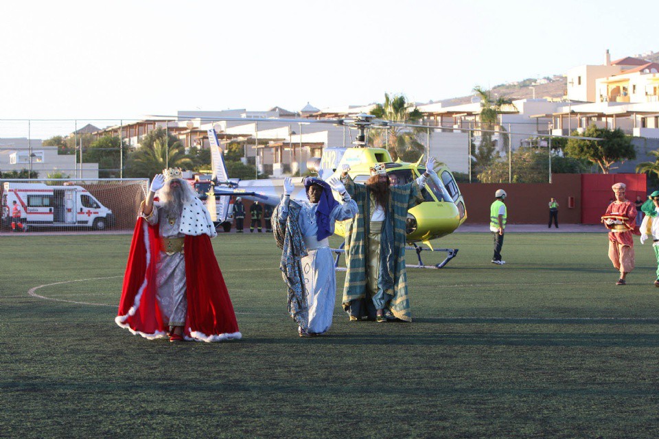 Recibimiento de SS.MM los Reyes Magos