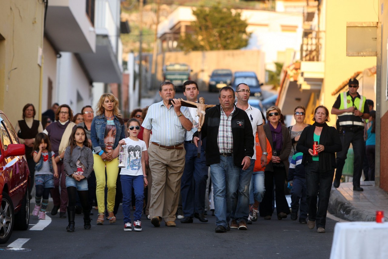 Vía Crucis que va desde Tijoco Bajo hasta La Hoya